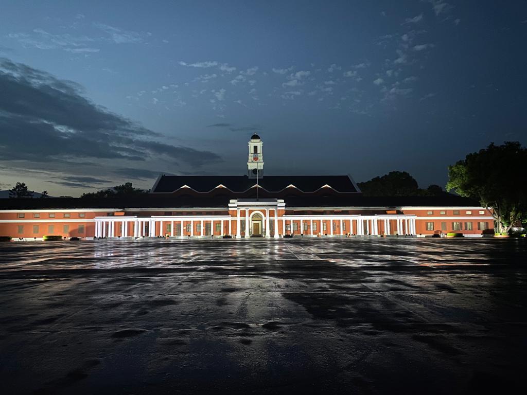 The main Chetwode Building of the Indian Military Academy, Dehradun.